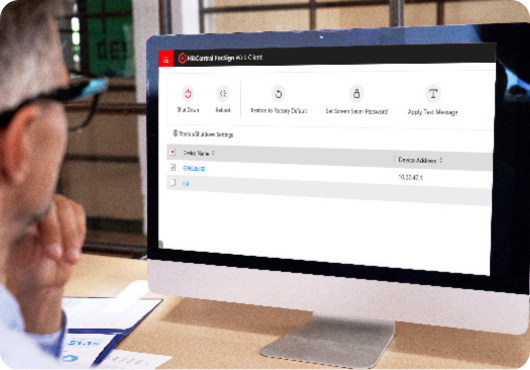 Gestionarea panourilor interactive Hikvision