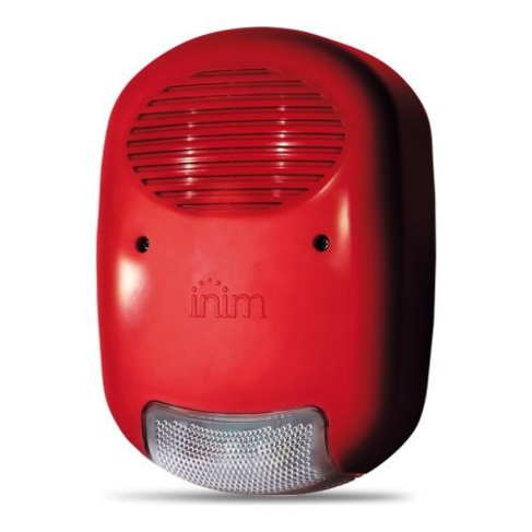 Inim Sirenă de exterior sonoră cu flash neadresată Ivy-R + STD241201