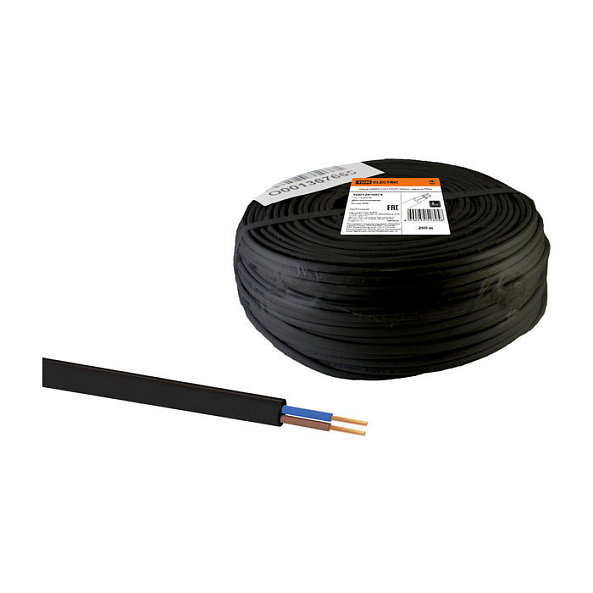 Силовой кабель ШВВП CU  2х0.75