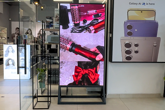 Vizibilitate maximă pentru brand | Soluție LED inovatoare pentru magazinul BabyLiss