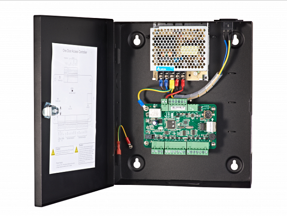 Hikvision Сетевой контроллер СКУД для управления одной дверью DS-K2801 - фото 2