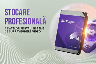 WD Purple: Stocare profesională pentru sisteme de supraveghere video