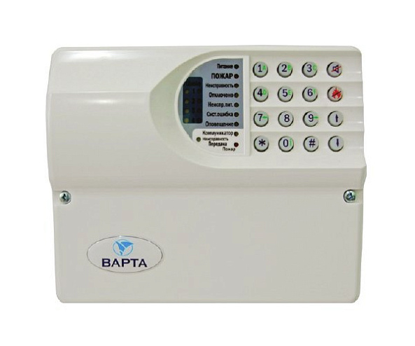 Centrală de alarmă de incendiu „Varta-1/2”