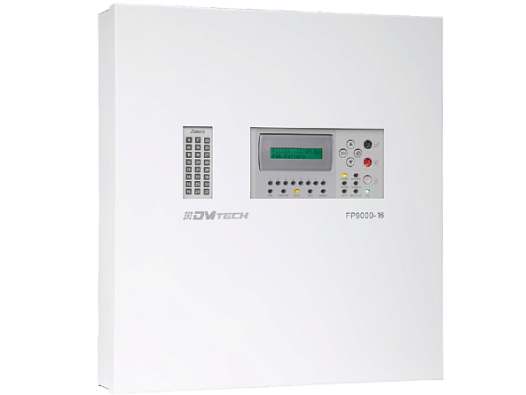 DM Tech Dispozitiv de control al alarmelor de incendiu pentru 16 zone FP9000-16