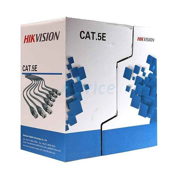 Cablu UTP Cat.5E pentru interior Hikvision DS-1LN5EUEC0