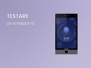 Hikvision Terminal de control acces DS-K1T680DF-E1